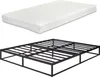 Metallbett 'Trerunta' mit Matratze Bettgestell 160 x 200 cm Produktbild-Vorschau 3