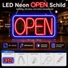 LED Neon Open Schild 42 x 23 cm mit Ein/Aus-Schalter, 12V Produktbild-Vorschau 2