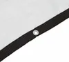 A close-up view of a corner of a transparent tarp, showing a reinforced edge with grommets. Produktbild-Vorschau