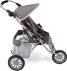 Poussette double tout-terrain, coloris gris et bleu marine Voir les images du produit 2