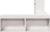 vidaXL Nachttisch mit Schreibtisch Weiß 232x122x75 cm Produktbild-Vorschau 5