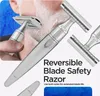 Nassrasierer DE Unisex Rasierhobel Edelstahl Rutschfest Produktbild-Vorschau 6