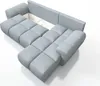 A light gray sectional sofa shown from a top-down perspective on a white background. Produktbild-Vorschau