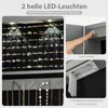COSTWAY Armoire à bijoux, étagère à bijoux avec éclairage Voir les images du produit 6
