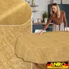 Tischdecke Melliert Senfgelb Oval 200x140cm Band Produktbild-Vorschau 5