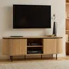 CALICOSY - Meuble TV 2 portes avec côtés effet rainuré L150 Voir les images du produit 2
