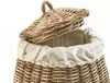 Kobolo Wäschekorb PEAR - Rattan grau H50 cm - Produktbild-Vorschau 3