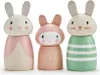 Drewniane figurki zajączków Tender Leaf Toys 3 sztuki Podgląd zdjęcia produktu 1