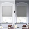 Grandekor Plissee klemmfix ohne Bohren Hellgrau 50x130cm Produktbild-Vorschau 3