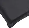 A close-up view of the corner of a dark gray fabric product, showing stitching and a smooth edge. Podgląd zdjęcia produktu