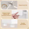 HOMCOM Badezimmerschrank Schmaler Badschrank mit Produktbild-Vorschau 7