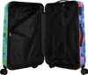An open suitcase with a colorful pixelated exterior. Produktbild-Vorschau