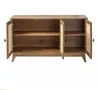 CALICOSY - Buffet 3 portes cannage en rotin naturel L120 cm Voir les images du produit 3