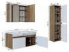 Roomart ATRIA-100 Badmöbel-Set 4-teilig 100 cm breit, Produktbild-Vorschau 7