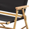 JAWINIO Outdoor Campingstuhl Holz faltbar mit Armlehnen Produktbild-Vorschau 5