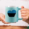 Huuraa Glitzertasse Estland Flagge Herz 330ml Blau Keramik Produktbild-Vorschau 3