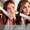 2 in 1 Glätteisen Kabellos mit 5000mAh Akku,Lockenstäbe, 3 Produktbild-Vorschau 5