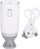 A white electric vacuum pump and a white USB charging cable on a white background. Náhľad obrázku produktu