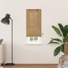 Roleta vidaXL, brązowa, 60 x 220 cm, bambusowa Podgląd zdjęcia produktu 3