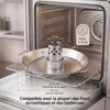 Support vertical de cuisson pour poulet avec lèchefrite Voir les images du produit 7