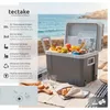 tectake®️ Elektrische Kühl- und Wärmebox 35l mit Rollen und Produktbild-Vorschau 2