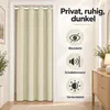 Tenda per porta beige, 110x203 cm, con oscuramento termico, Anteprima dell’immagine prodotto 8