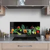 DEQORI Küchenrückwand Glas 80x40 cm 'Sauberes Obst und Produktbild-Vorschau 3