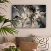 MuchoWow® - Leinwandbilder - Grau - Luxus - Gold - Marmor, Produktbild-Vorschau 2