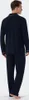 Schiesser Pyjama marineblau Baumwolle normale Passform Produktbild-Vorschau 14