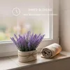 Künstlicher Lavendel im Topf mit Schleife, Kunstpflanze Produktbild-Vorschau 6