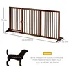 PawHut Barrière de sécurité pour chiens Barrière pour Voir les images du produit 3