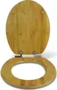 Sanfino® Bambus WC Sitz "Dark Brown" hochwertiger Produktbild-Vorschau 3