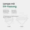 Spectrum E14 LED Lampe 1,5W 140lm 3000K Warmweiß 230V Produktbild-Vorschau 5