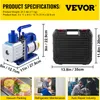 VEVOR 4,8CFM Vákuová pumpa Vákuová pumpa Kompresorová pumpa Náhľad obrázku produktu 7
