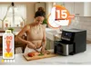 Frytkownica beztłuszczowa Air fryer Berdsen BD-655 czarna Náhľad obrázku produktu 18