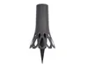 ROSETA vase de cimetière avec odeur anthracite d9x30cm Voir les images du produit 2