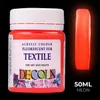 Nevskaya Palitra Fluoreszierende Textilfarbe Rot | 50 ml Produktbild-Vorschau 1