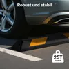 Wiltec 2x butée de roue 90 x 15 x 10 cm – en Caoutchouc – Voir les images du produit 5