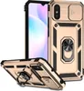 Redmi 9A Hülle mit Schiebe Kamera Schutz und Ringhalter Produktbild-Vorschau 1
