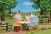 SYLVANIAN set conigli gemelli + passeggino 05432 Anteprima dell’immagine prodotto 5