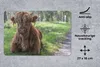 MuchoWow® Mauspad Mousepad Schottischer Highlander - Kröte Produktbild-Vorschau 2