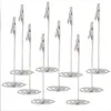 10Pcs Metal Table Card Clips Desktop Metal Business Picture Anteprima dell’immagine prodotto 1