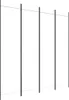 vidaXL Paravent 4 pcs. blanc 200x200 cm Tissu - Séparation Voir les images du produit 3