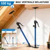 Peviasot 2x Teleskopstütze 60-115 cm, Deckenstütze Produktbild-Vorschau 4