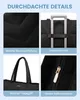 LOVEVOOK Laptoptasche Damen 15,6 Zoll Schwarz Produktbild-Vorschau 7