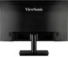The back of a black ViewSonic monitor on a black stand. Produktbild-Vorschau