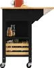 MODFU Îlot de Cuisine - Meuble de Cuisine Mobile avec Voir les images du produit 8