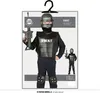 A child wearing a SWAT costume is displayed on a hanger, with a smaller version of the costume shown in the background. Anteprima dell’immagine prodotto