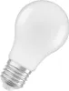 A single white LED light bulb with a silver screw base, isolated on a white background. Produktbild-Vorschau