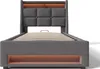 MODFU letto a sacco imbottito 90x200cm, box letto singolo Anteprima dell’immagine prodotto 8